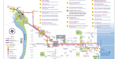 Didelis kelionė autobusu Vilnius žemėlapis