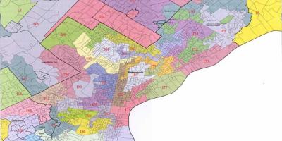 Filadelfijos taryba rajono žemėlapis
