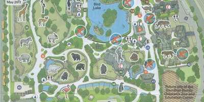 Žemėlapis Philly zoologijos sodas