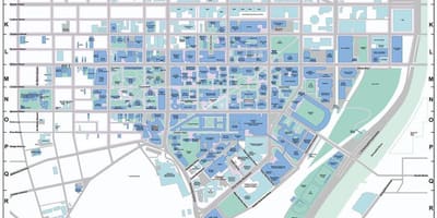 Žemėlapis campus upenn