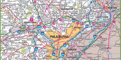 Žemėlapis Filadelfija